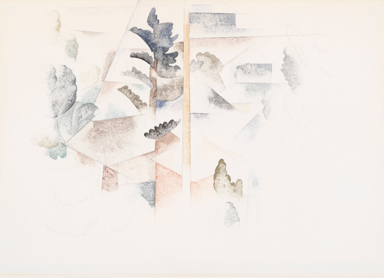 Bermudes : Arbres et architecture - Charles Demuth