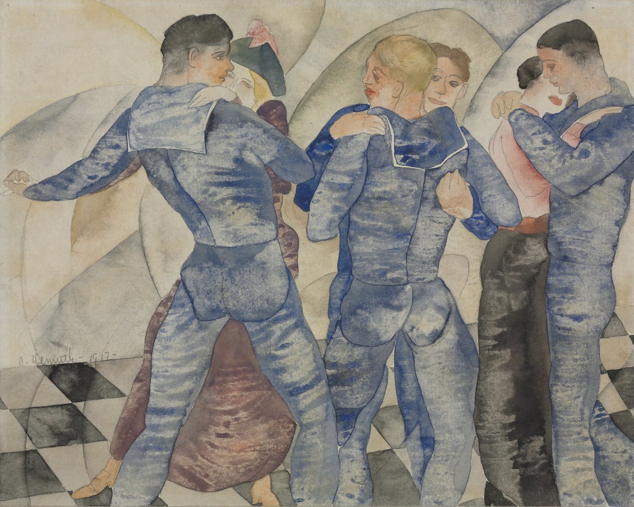Les marins danseurs - Charles Demuth