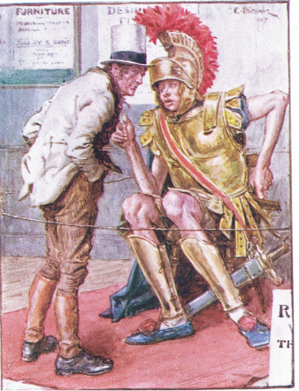 Docteur Marigold, qui est le jeune homme étrange qui rôde autour de vos charrettes ?, illustration de Prescription du Dr Marigold - Charles Edmund Brock
