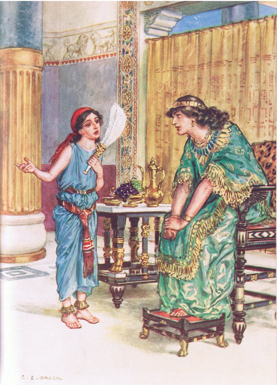 Illustration de À travers la Bible, publié en 1928 - Charles Edmund Brock