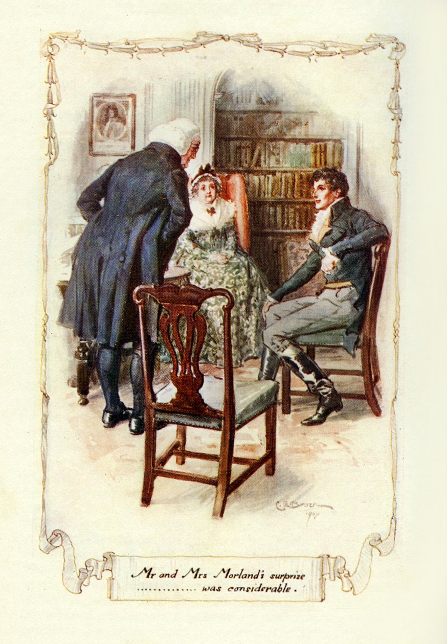 La surprise de M. et Mme Morland était considérable, 1907 - Charles Edmund Brock