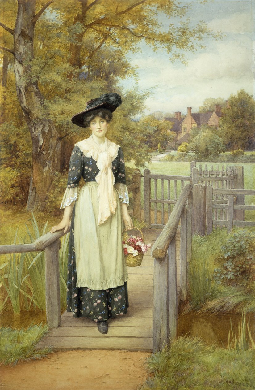 Une beauté campagnarde - Charles Edward Wilson