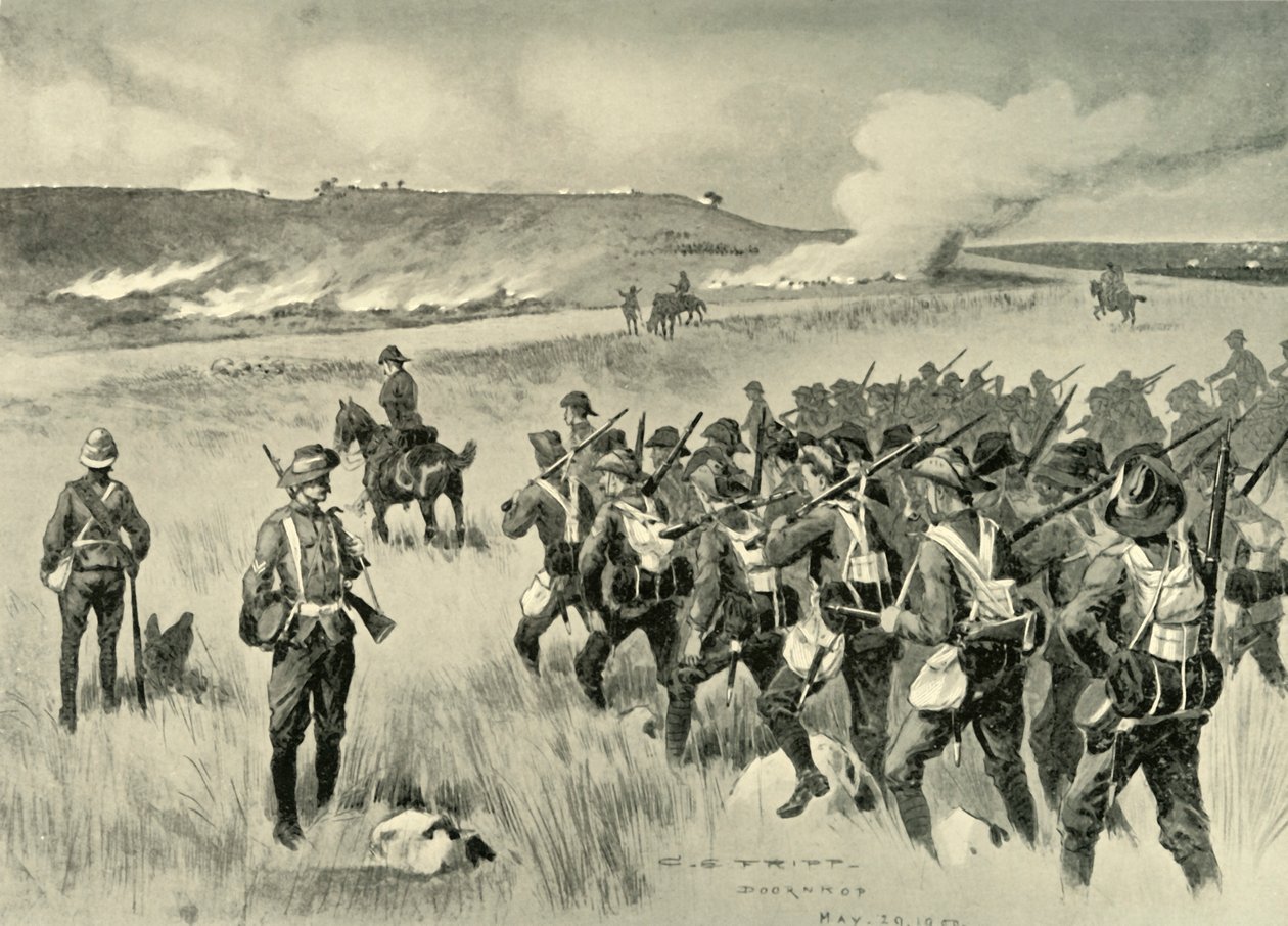 Les Volontaires Impériaux de la Ville de Londres à Doornkop le 29 mai - Charles Edwin Fripp