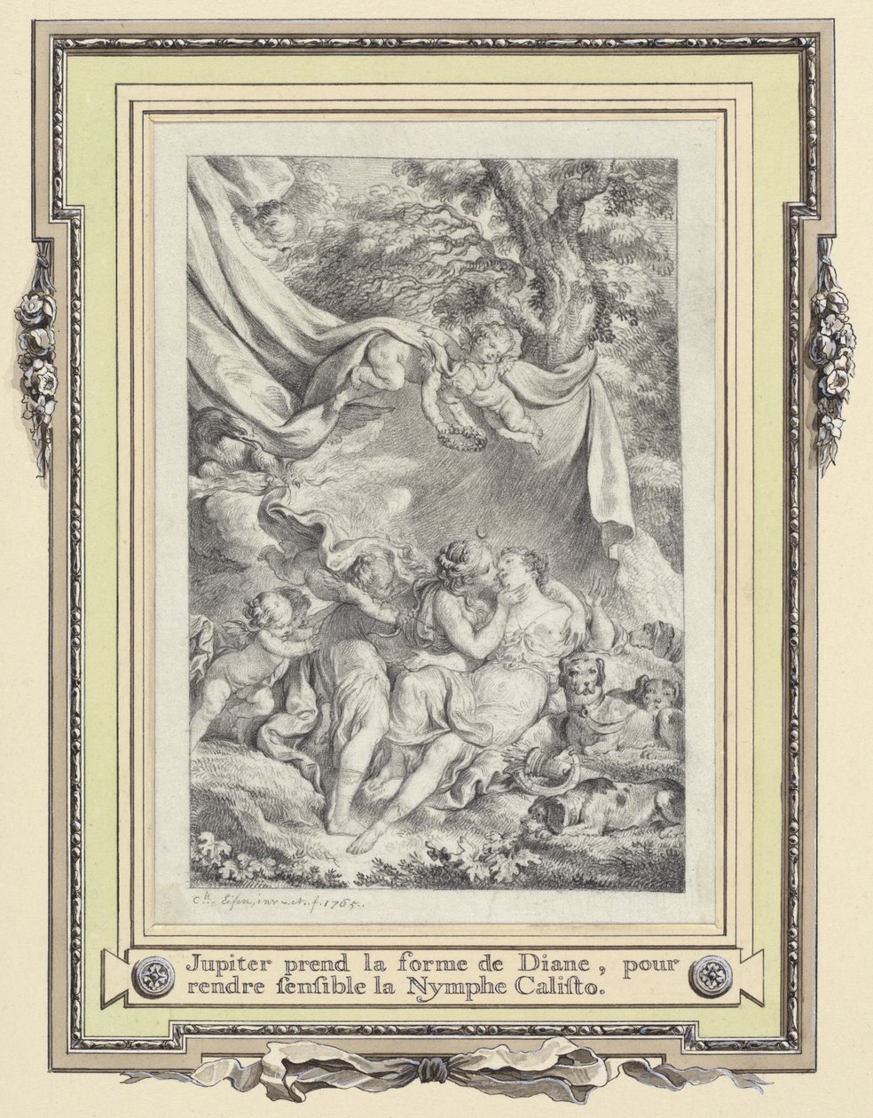 Jupiter et Callisto - Charles Eisen