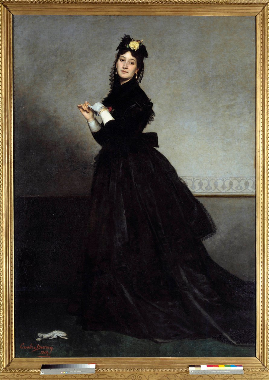 La Dame au gant par Emile Auguste Carolus Duran (1837-1917) 1869 - Charles Emile Auguste Carolus Duran