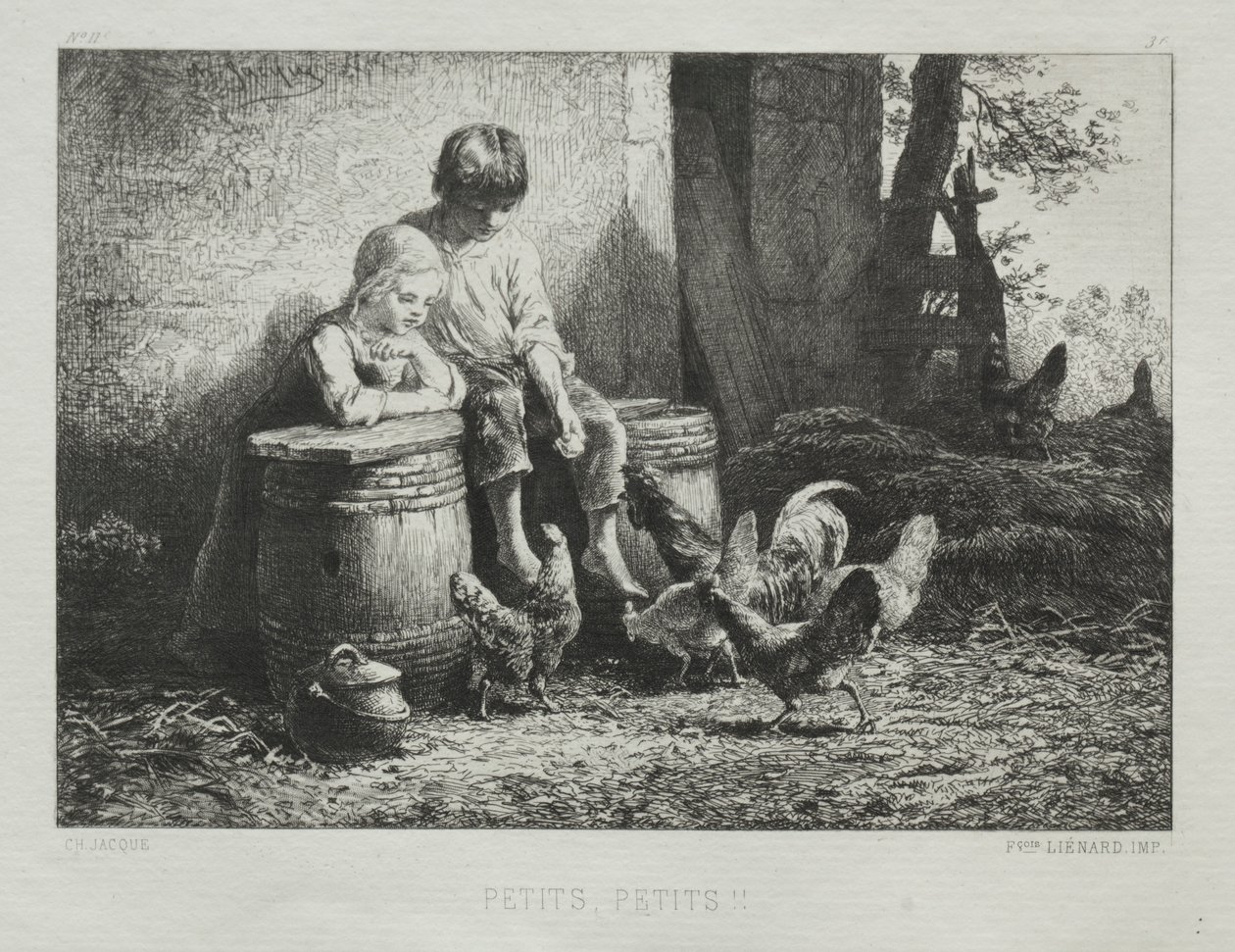 Petite, Petite - Charles Emile Jacque