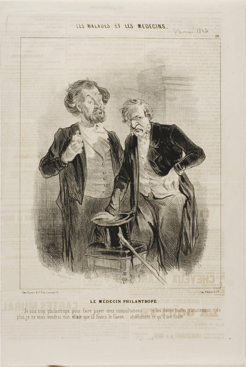 Le Docteur philanthropique (planche 10) - Charles Emile Jacque