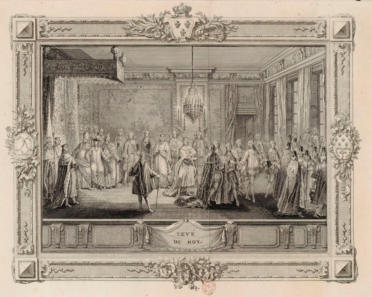 Le lever du roi Louis XVI, 1774-1775 - Charles Emmanuel Patas