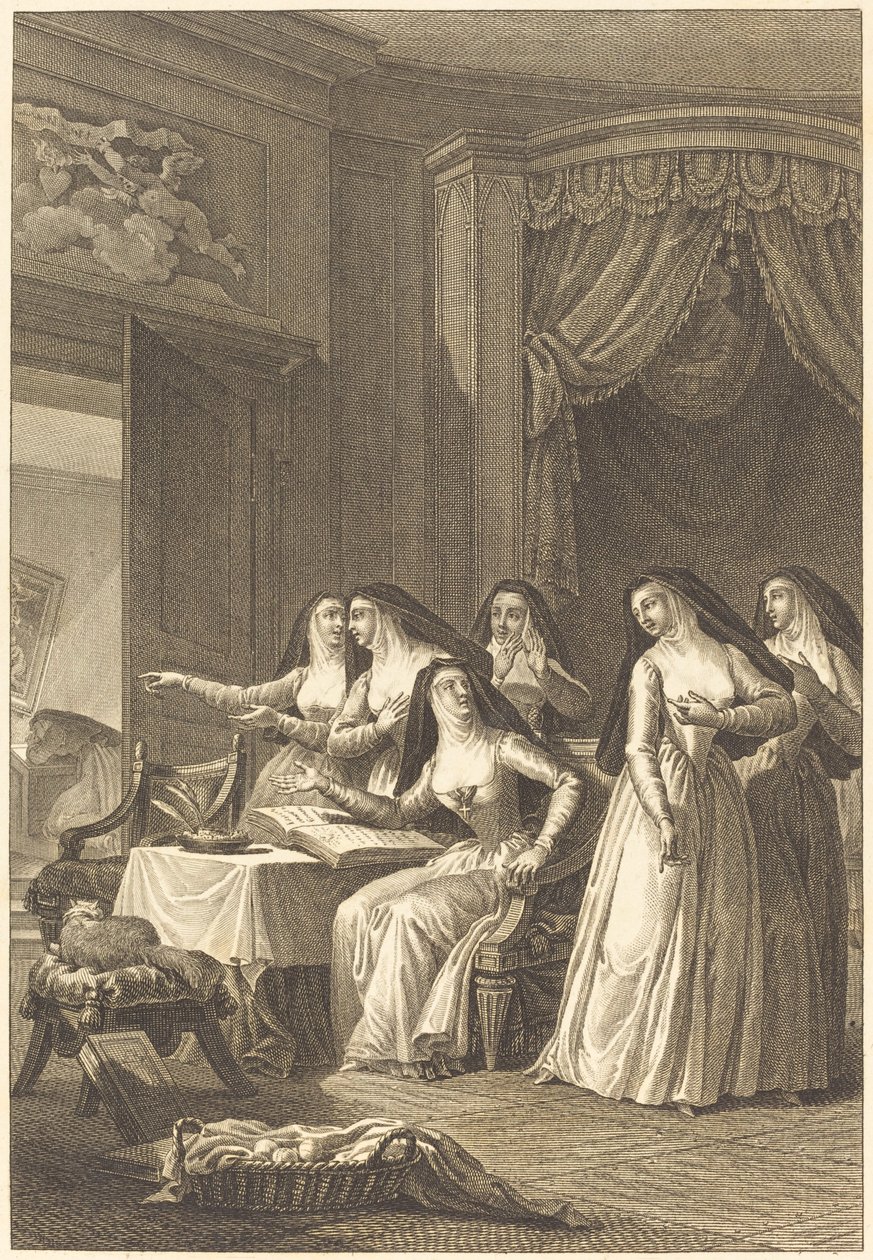 Soeur Jeanne - Charles Emmanuel Patas after Charles Monnet