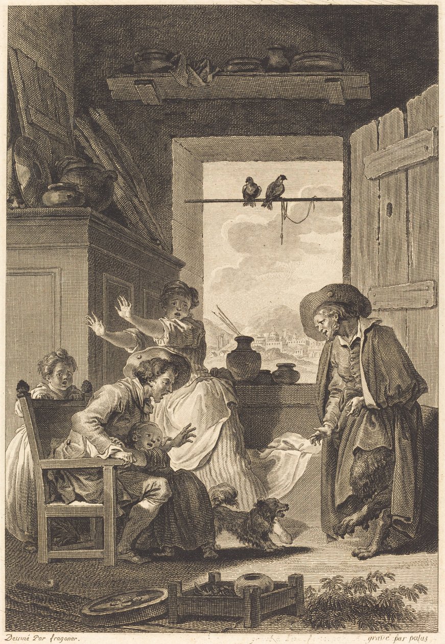 Belphégor - Charles Emmanuel Patas and Antoine Jean Duclos after Jean Honoré Fragonard