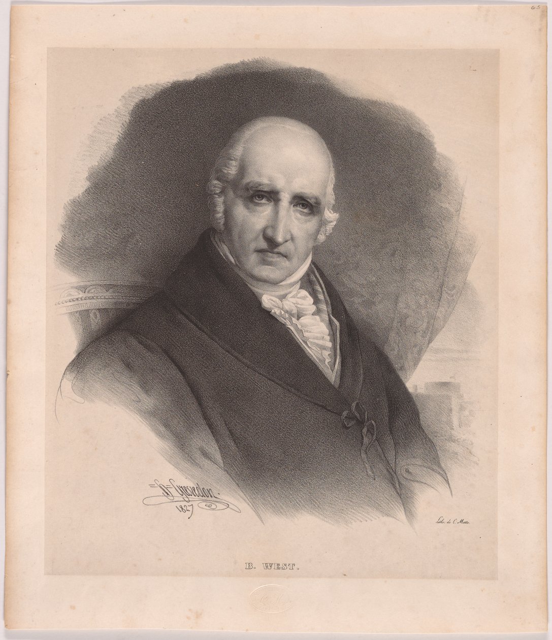 Benjamin West - Charles Etienne Pierre Motte