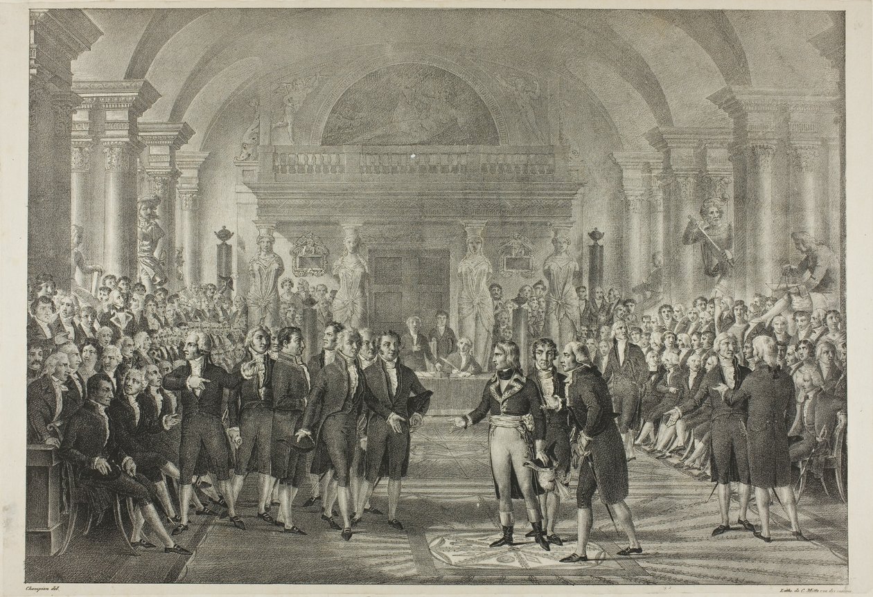 Napoléon à la Chambre des députés, de la Vie politique et militaire de Napoléon - Charles Etienne Pierre Motte
