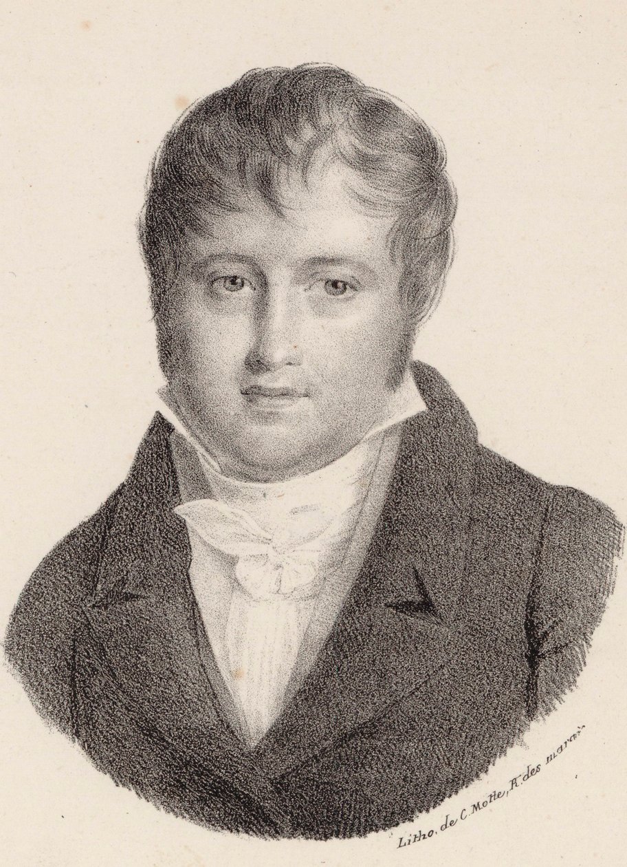 Portrait du compositeur Nicolò Isouard 1775-1818 - Charles Etienne Pierre Motte