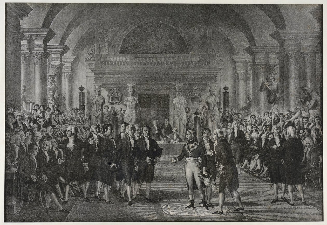 Réception de Napoléon Bonaparte à l