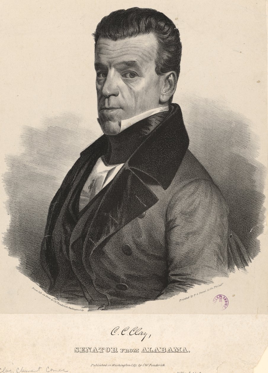 Clement Comer Clay - Charles Fenderich