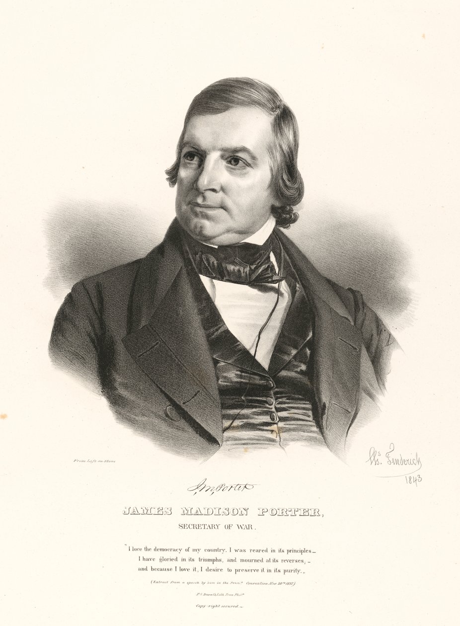 James Madison Porter - Charles Fenderich