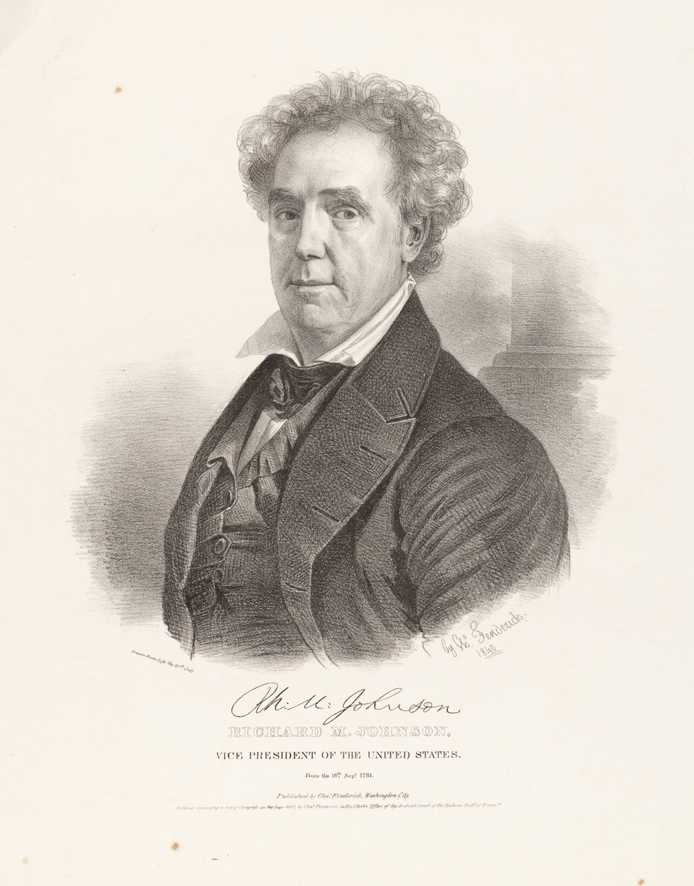 Richard Mentor Johnson - Charles Fenderich