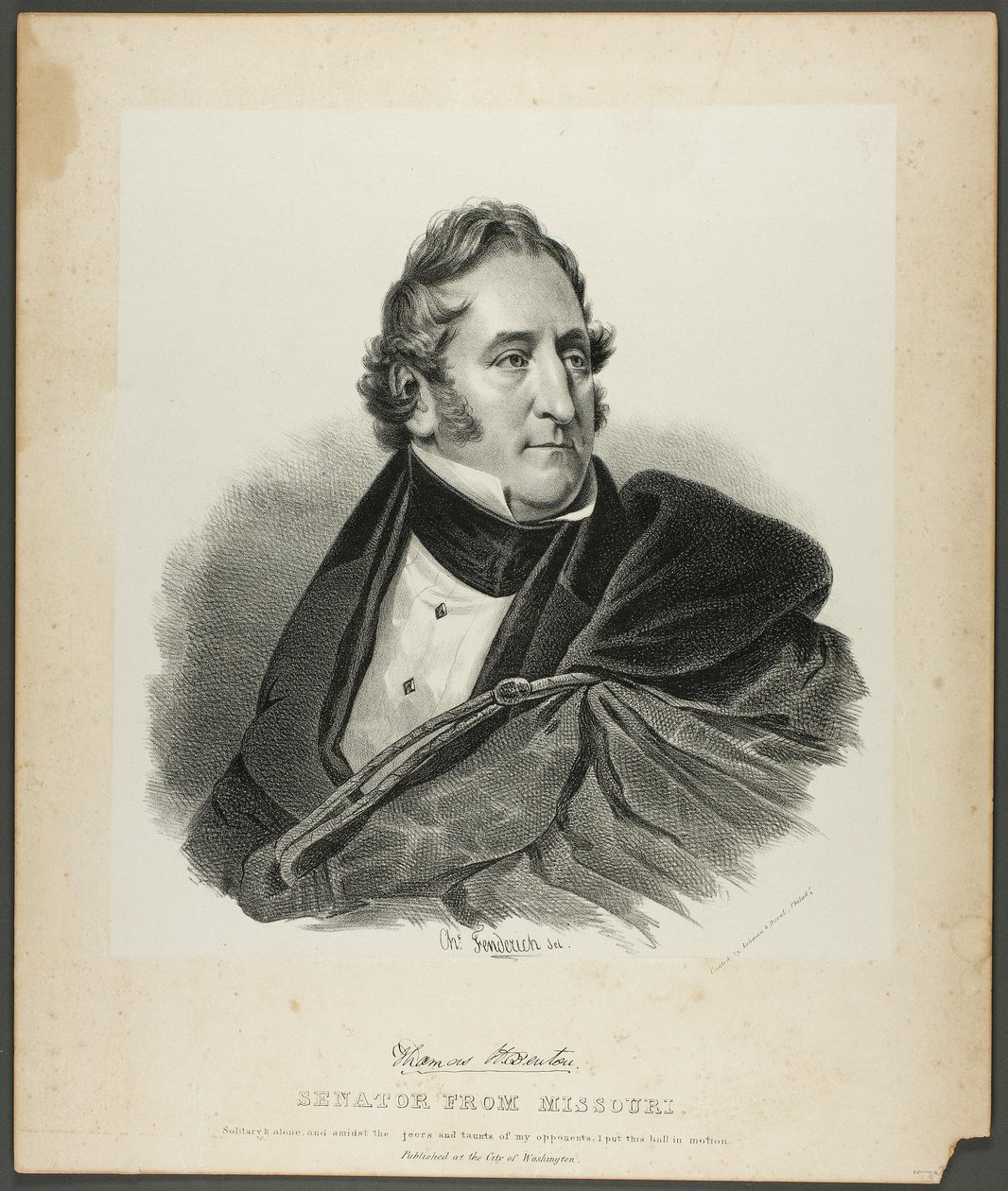 Thomas Benton, sénateur du Missouri - Charles Fenderich