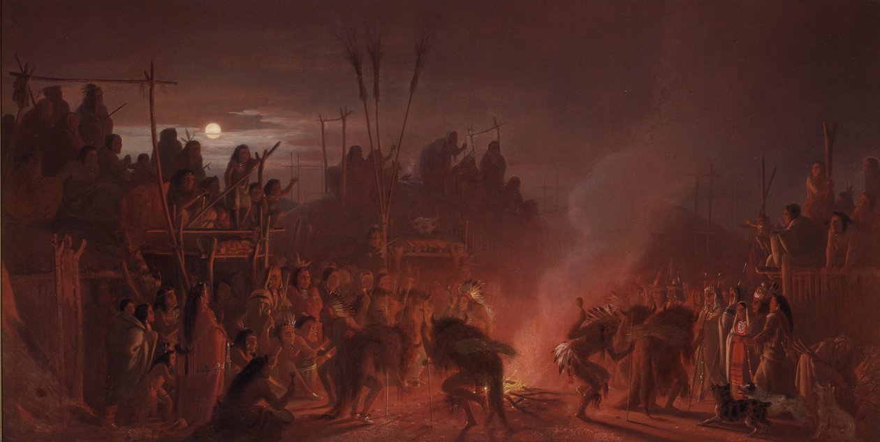 La Danse du Bison - Charles Ferdinand Wimar