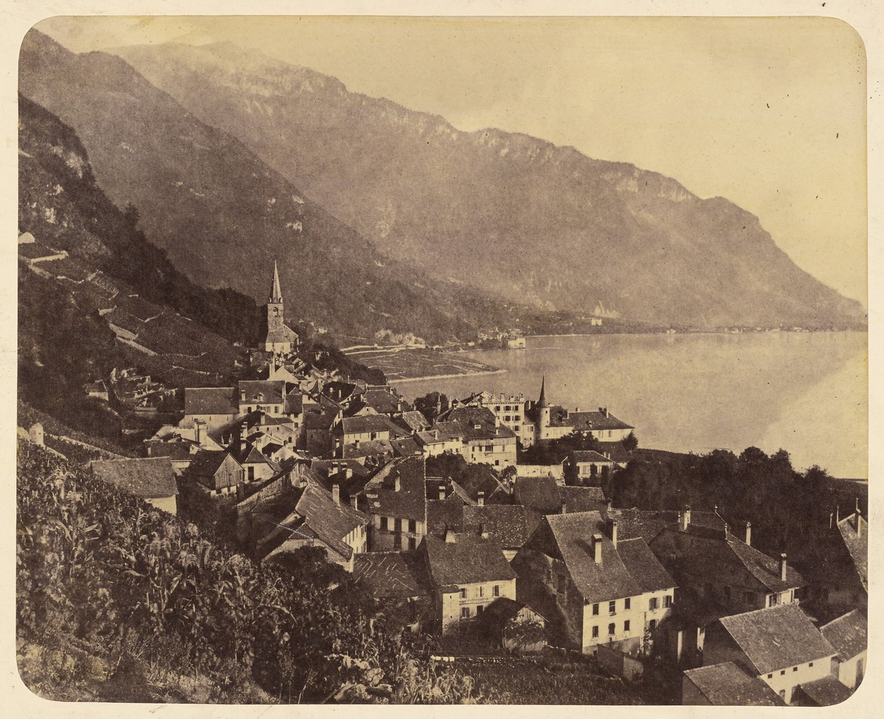 [Ville le long du rivage] - Charles Fortunat Paul Casimir Perier