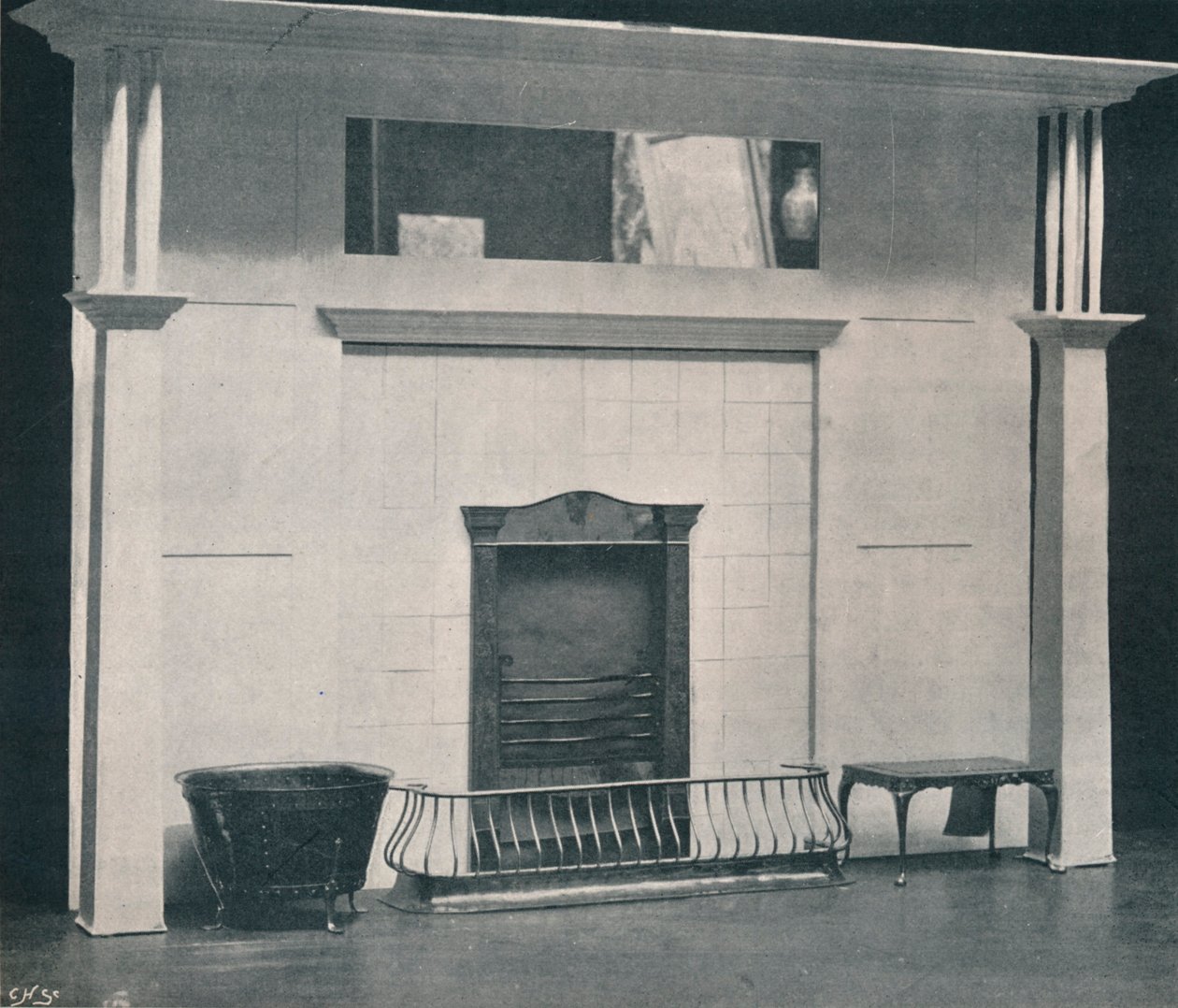 Cheminée, vers 1895, 1897 - Charles Francis Annesley Voysey