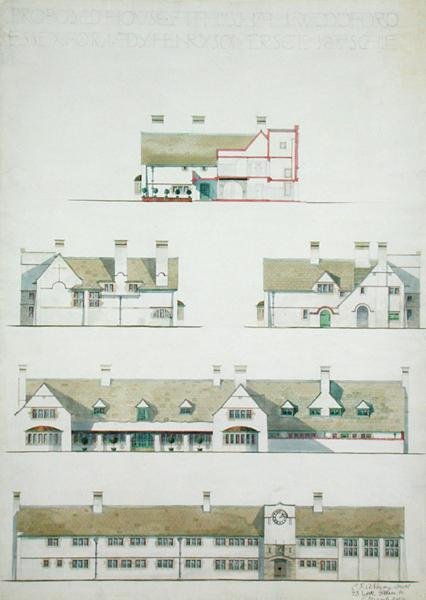 Maison proposée à Higham Woodford, Essex pour Lady Henry Somerset - Charles Francis Annesley Voysey
