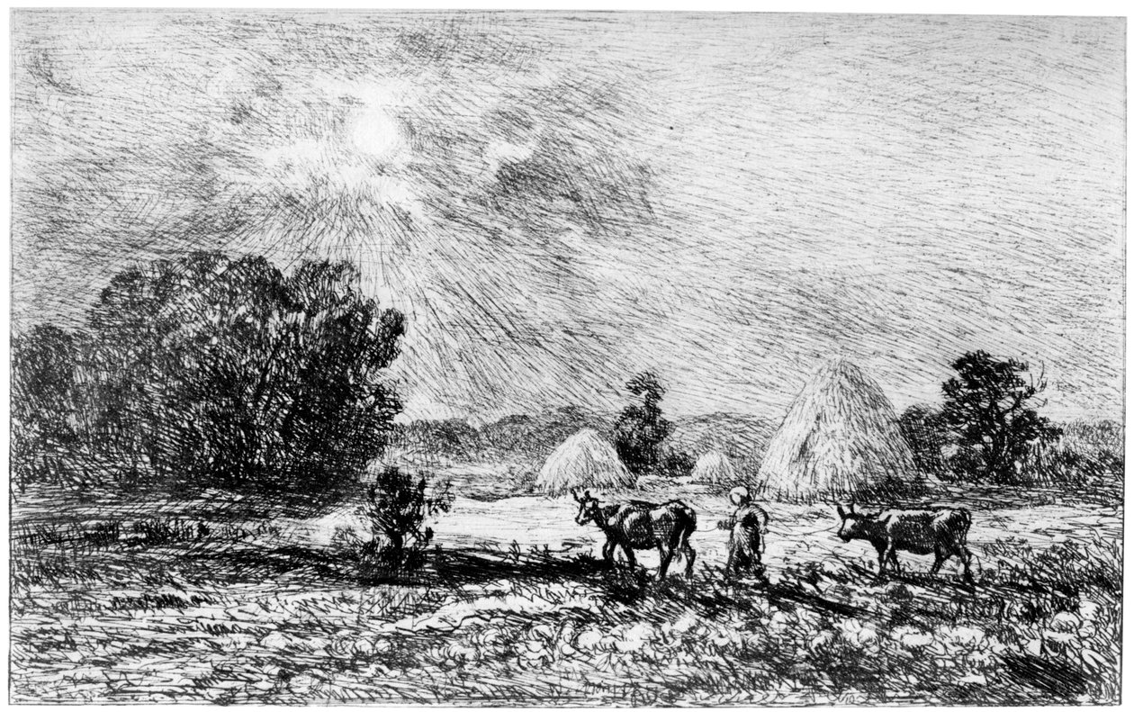 Clair de Lune à Valmondois, 1840-1875 1924 - Charles Francois Daubigny