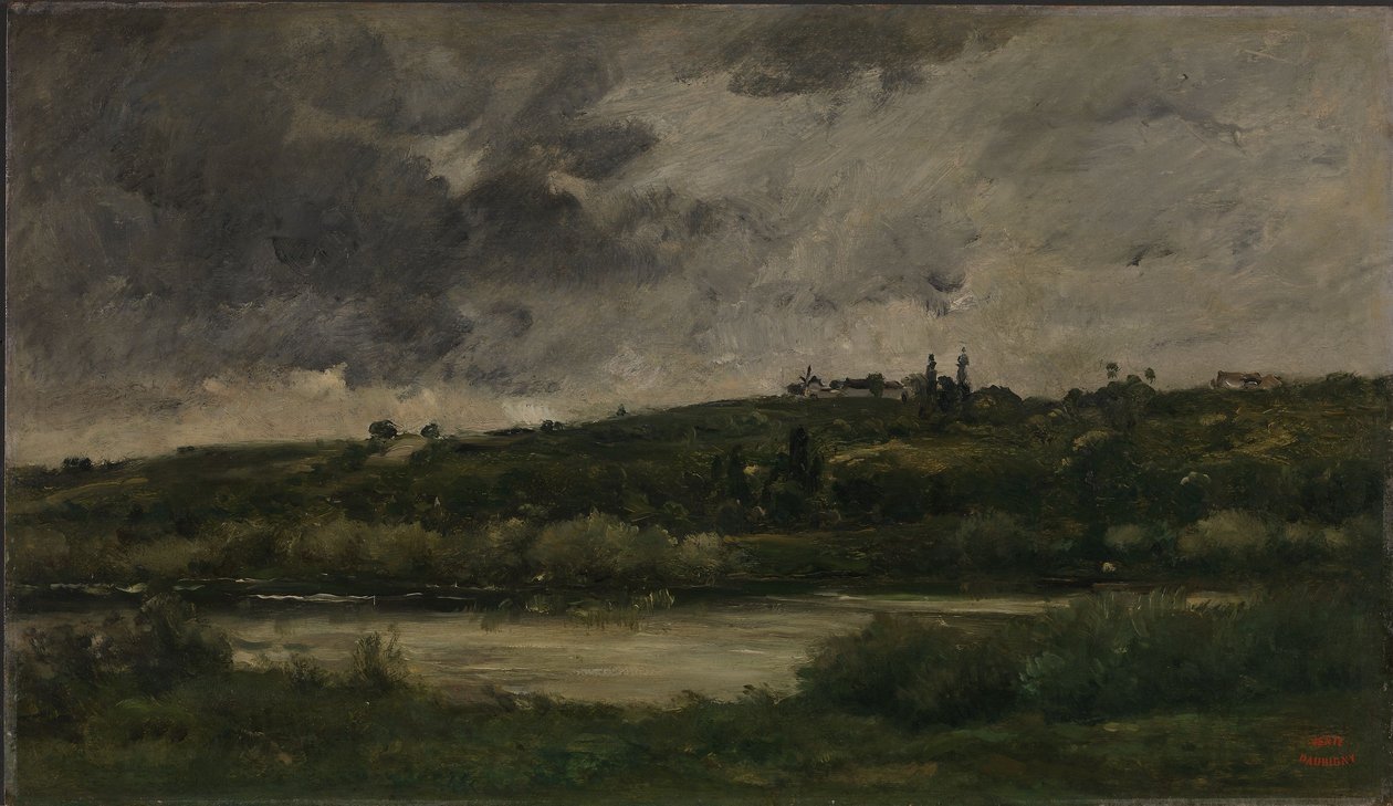 Paysage fluvial - Charles Francois Daubigny