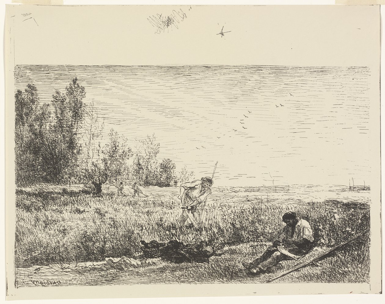 Fenaison - Charles Francois Daubigny