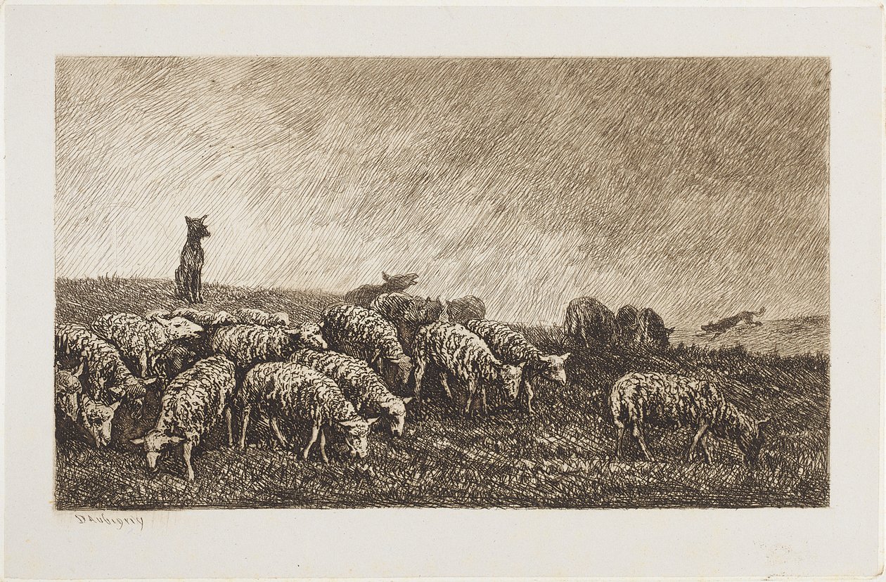Le Guet du Chien - Charles Francois Daubigny