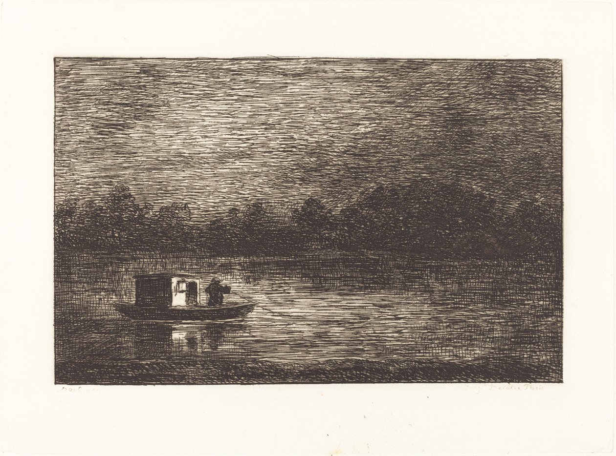 Voyage de nuit, 2ème planche - Charles Francois Daubigny