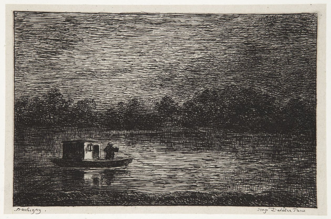Voyage nocturne - Charles Francois Daubigny