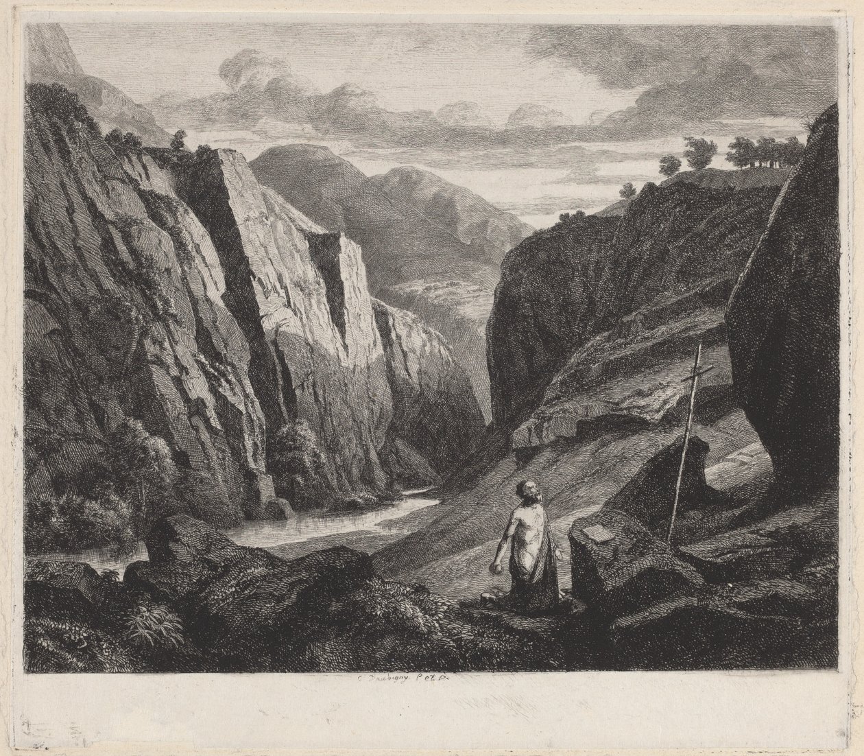 Saint Jérôme - Charles Francois Daubigny