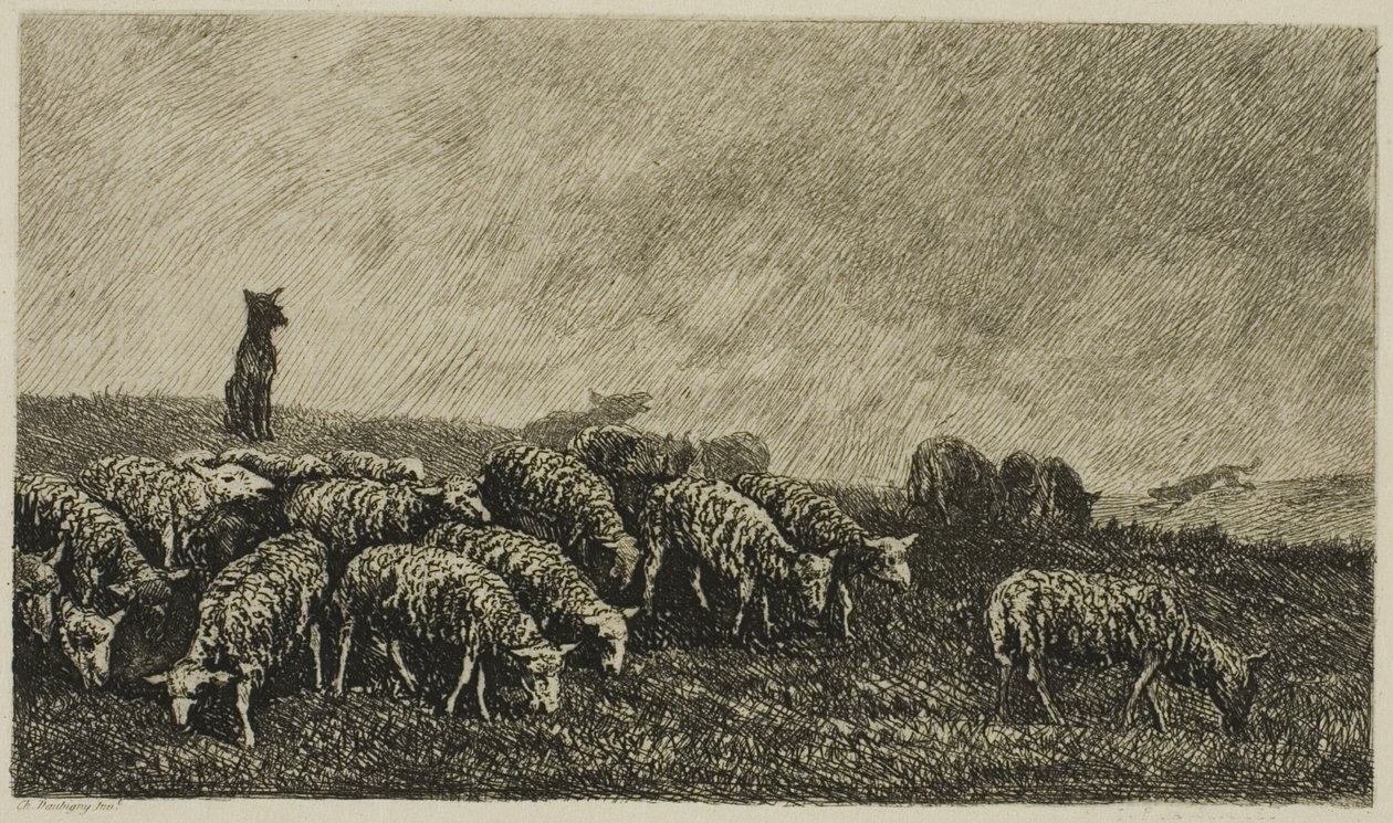 La montre du chien - Charles Francois Daubigny