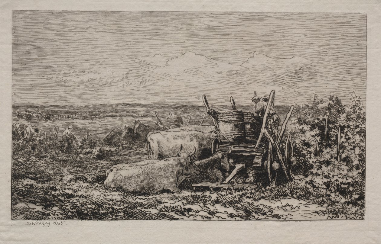La récolte du raisin - Charles Francois Daubigny