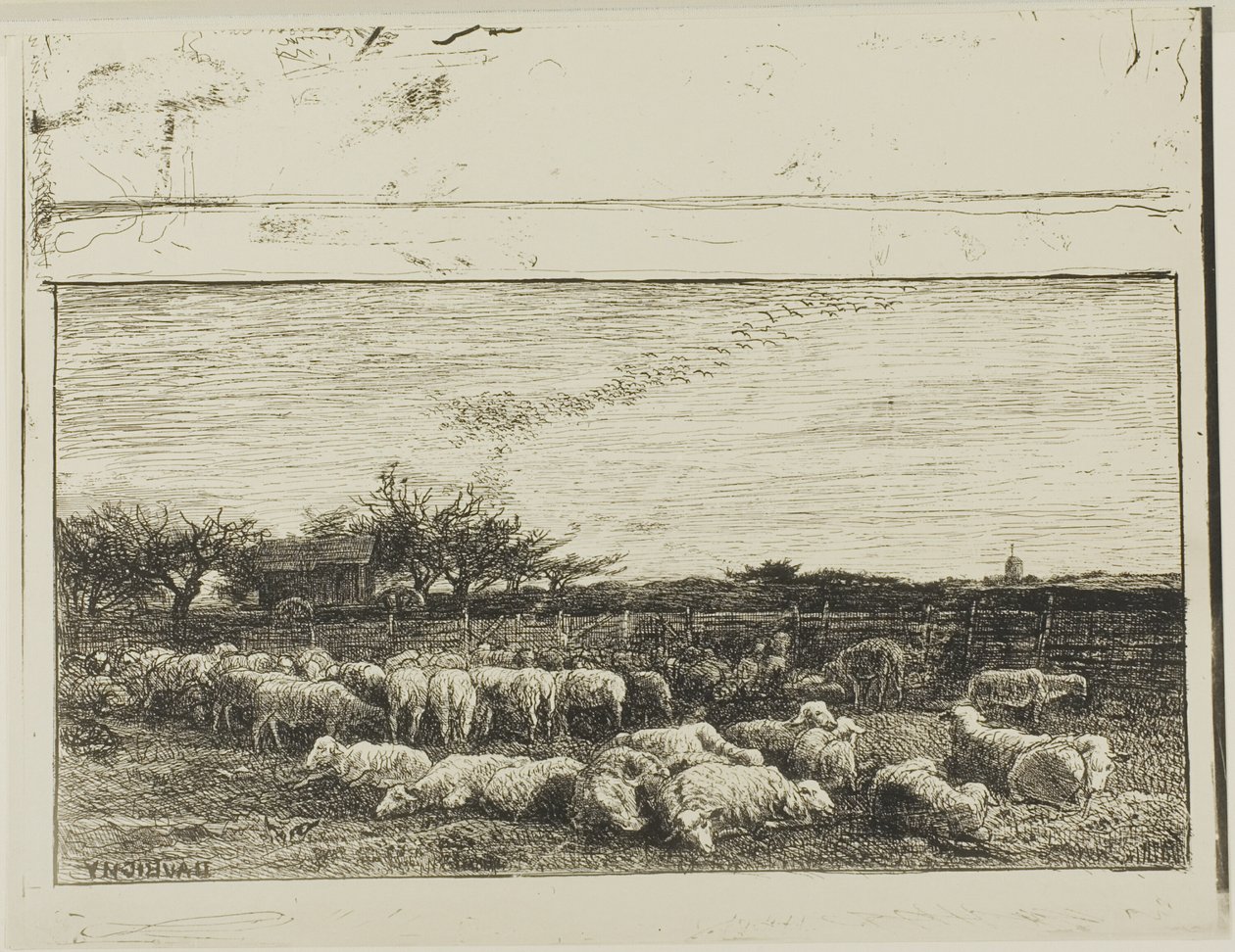 La grande bergerie - Charles Francois Daubigny