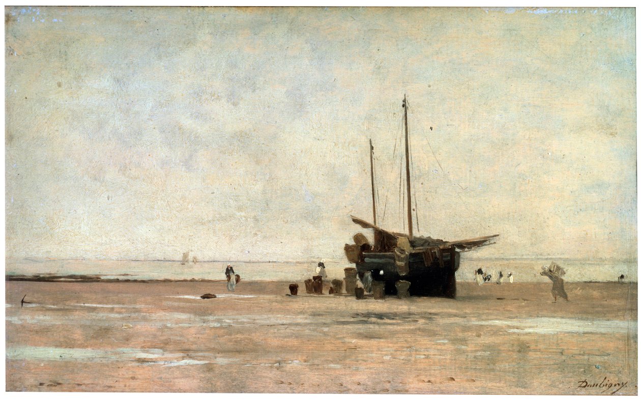 Le Rivage, fin des années 1860 début des années 1870 - Charles Francois Daubigny