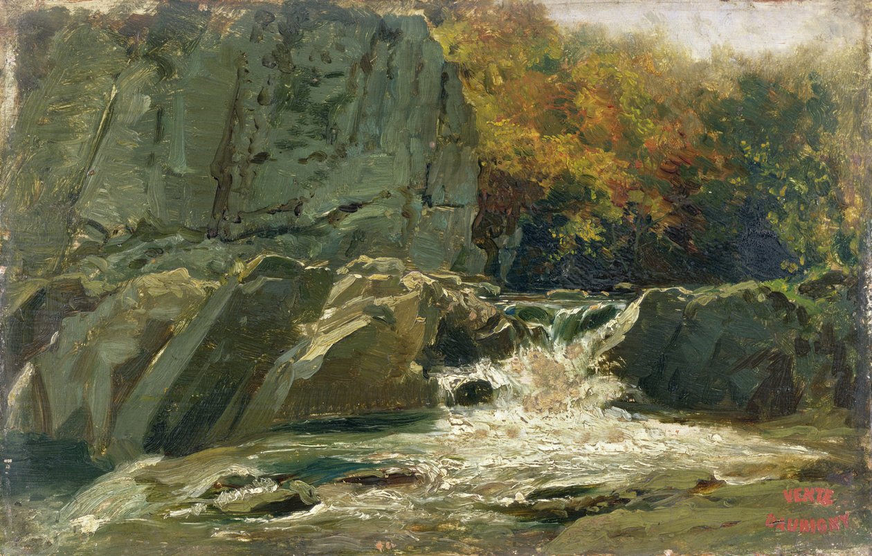 La cascade - Charles Francois Daubigny