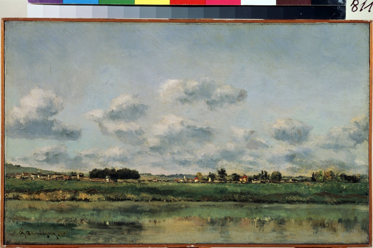 Les bords de Loing en Seine-et-Marne - Charles Francois Daubigny