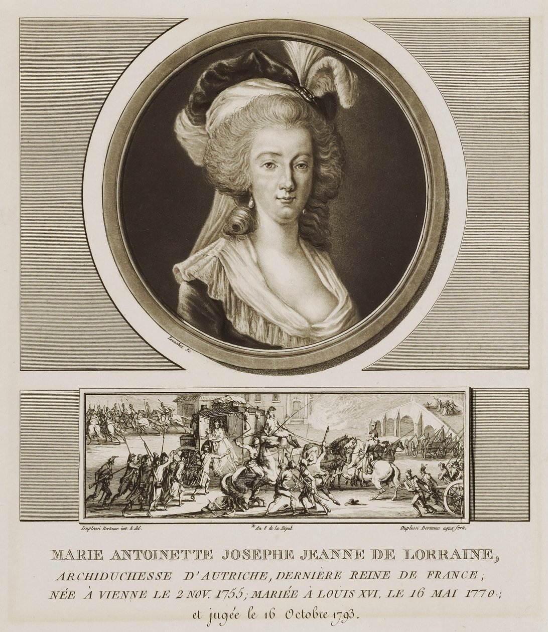 Marie Antoinette Josephe Jean de Lorraine - Charles Francois Gabriel Levachez