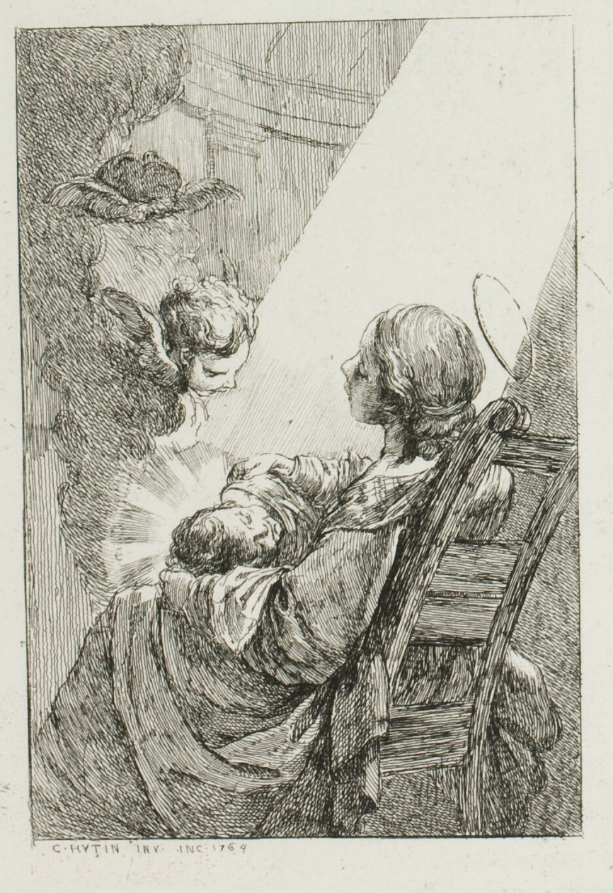 La Vierge Marie berçant l