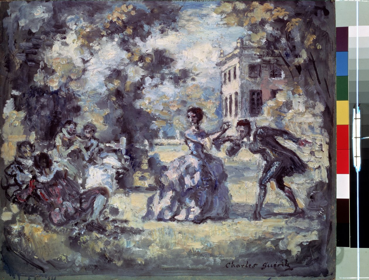 Scène galante - Charles Francois Prosper Guerin