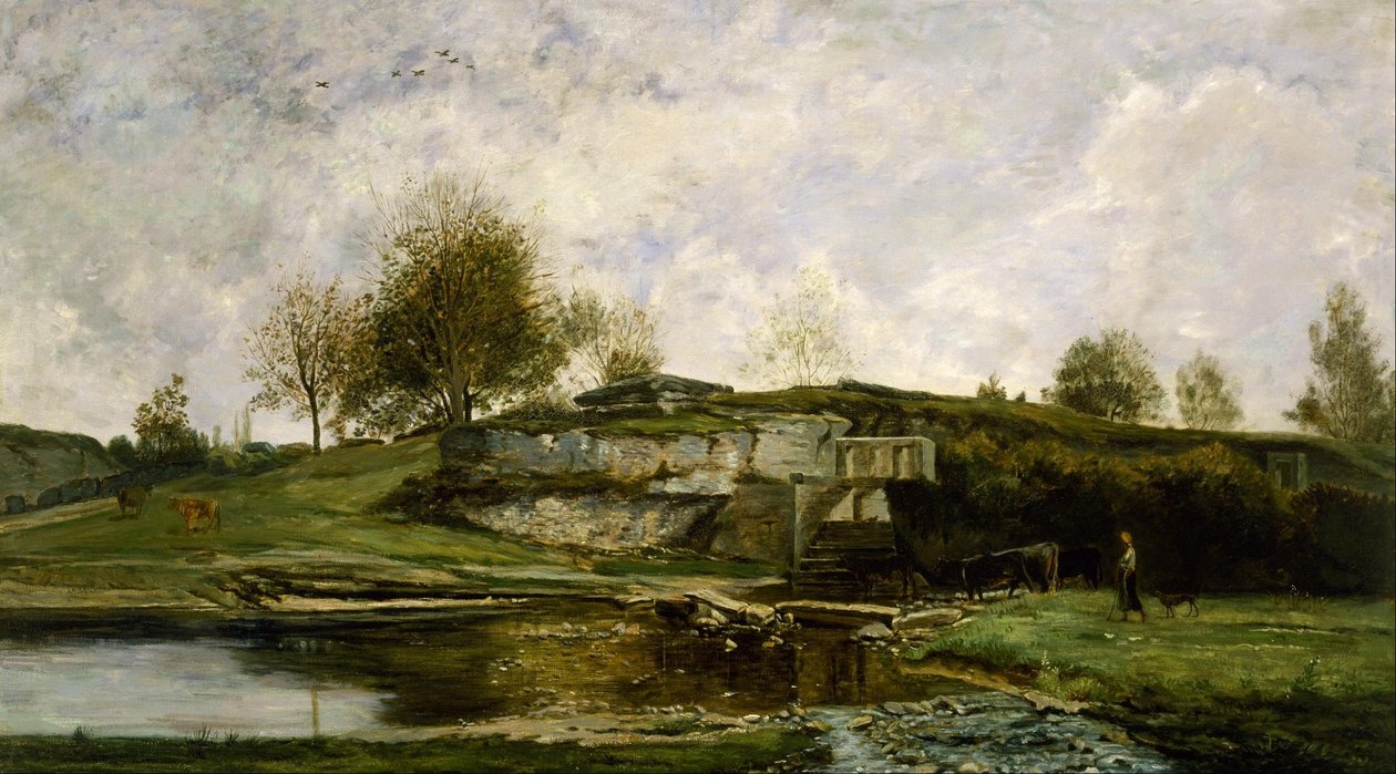 Sluice dans la vallée d