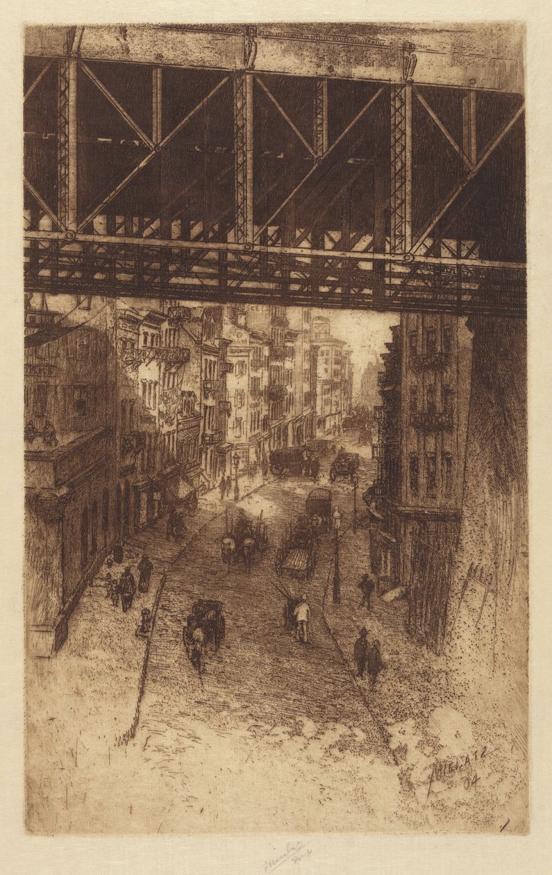 Rue des Cerisiers, N.Y. - Charles Frederick William Mielatz