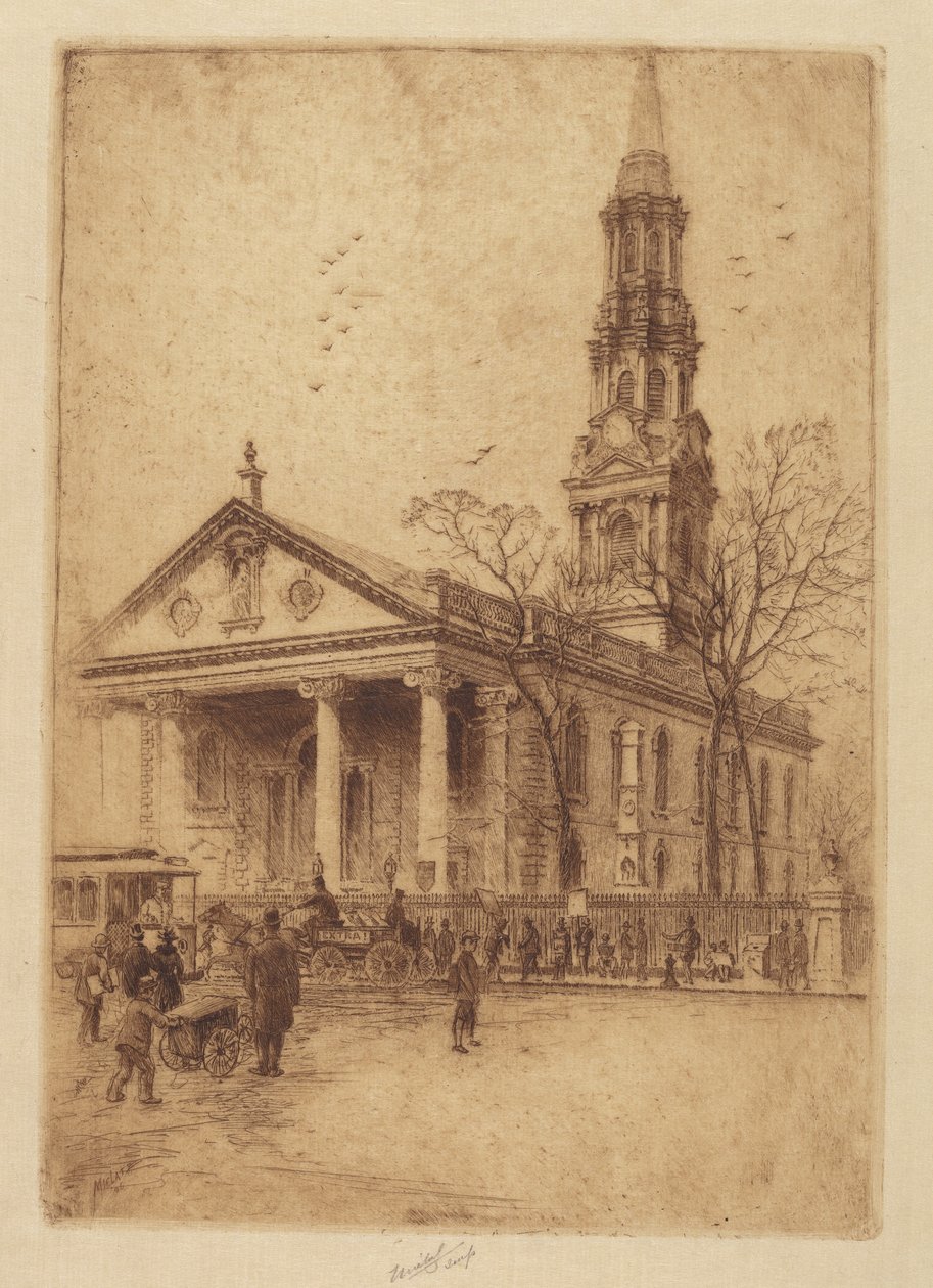 Saint-Paul, Broadway, N.Y., 1906 - Charles Frederick William Mielatz