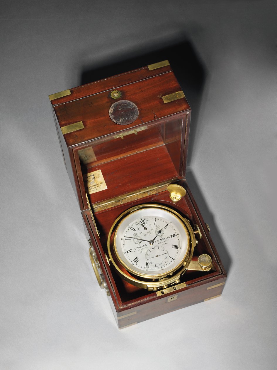 Chronomètre marin victorien de deux jours avec balance Hartnup, vers 1870 - Charles Frodsham