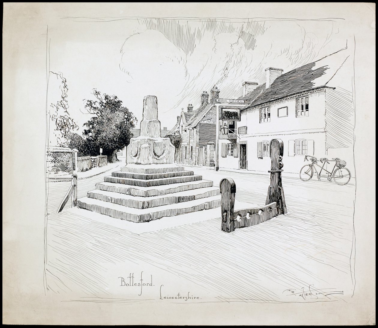 Croix du Marché de Bottesford, Leicestershire - Charles George Harper