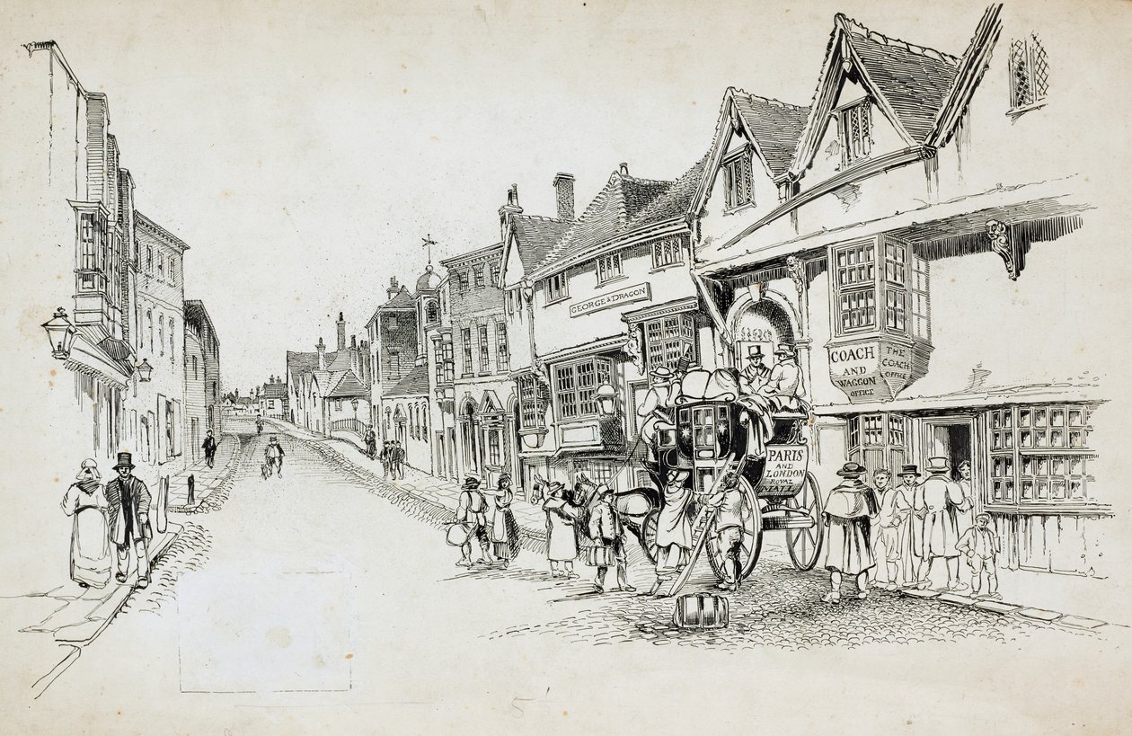 High Street, Canterbury, Kent - Charles George Harper