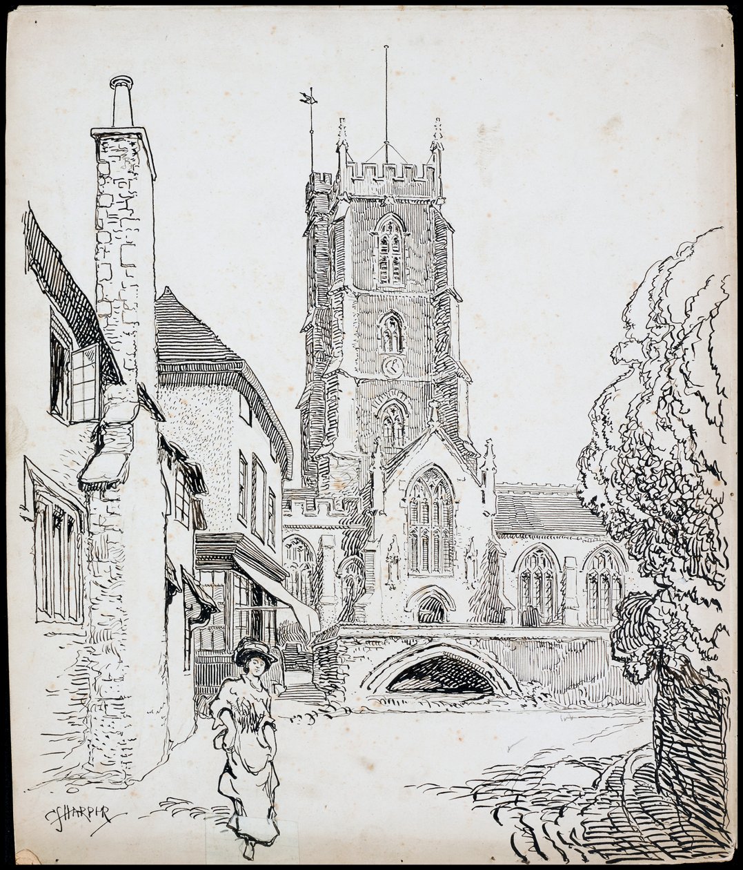 Église prieurale de Saint-Georges, Dunster, Somerset - Charles George Harper