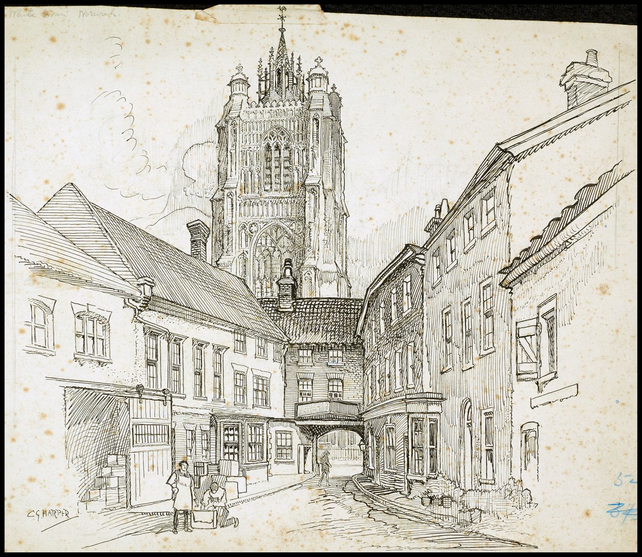 Rue Saint-Pierre, Norwich, Norfolk, 1892-1933 - Charles George Harper